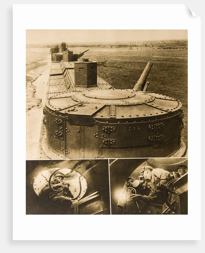Red Army Armoured Trains before the Battle, Early 1930s by Anonymous