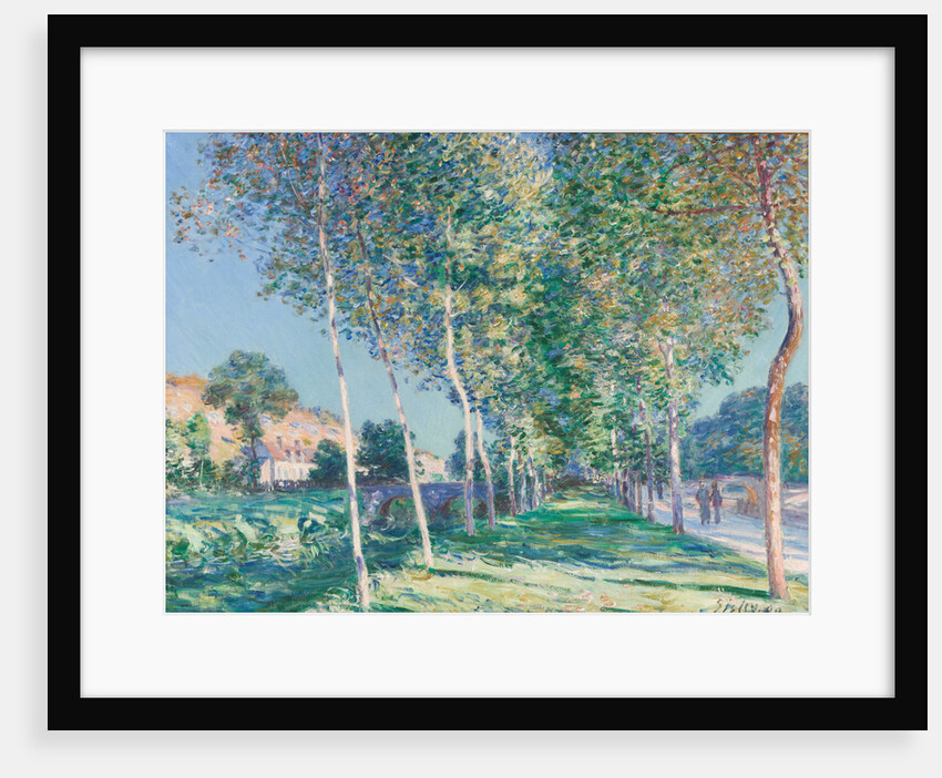The Lane of Poplars at Moret-sur-Loing, 1890 by Anonymous