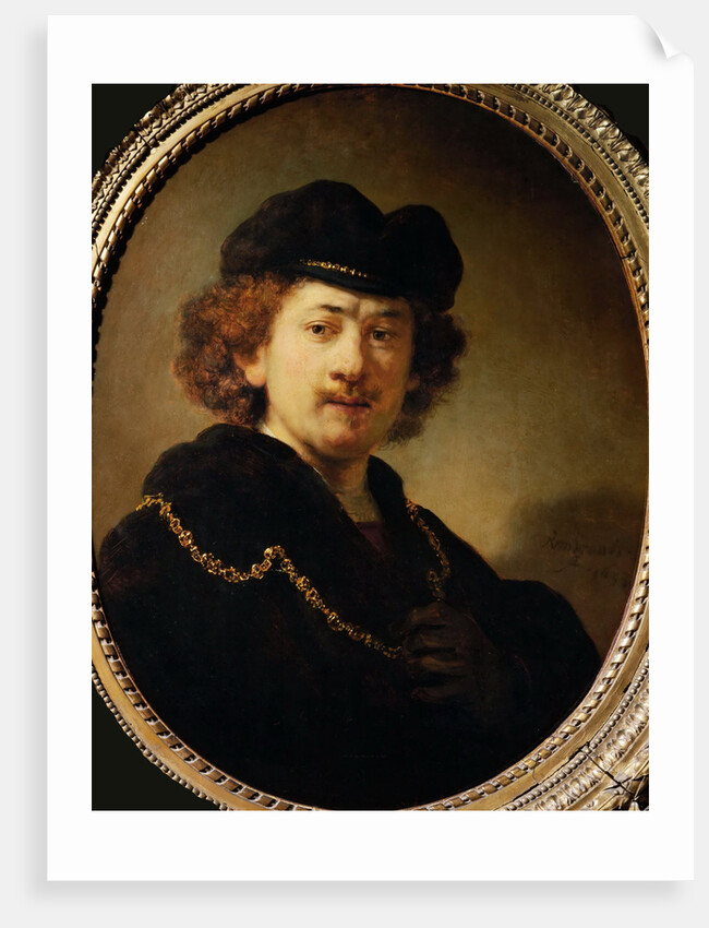Self-Portrait with Beret and Gold Chain, 1633 by Anonymous