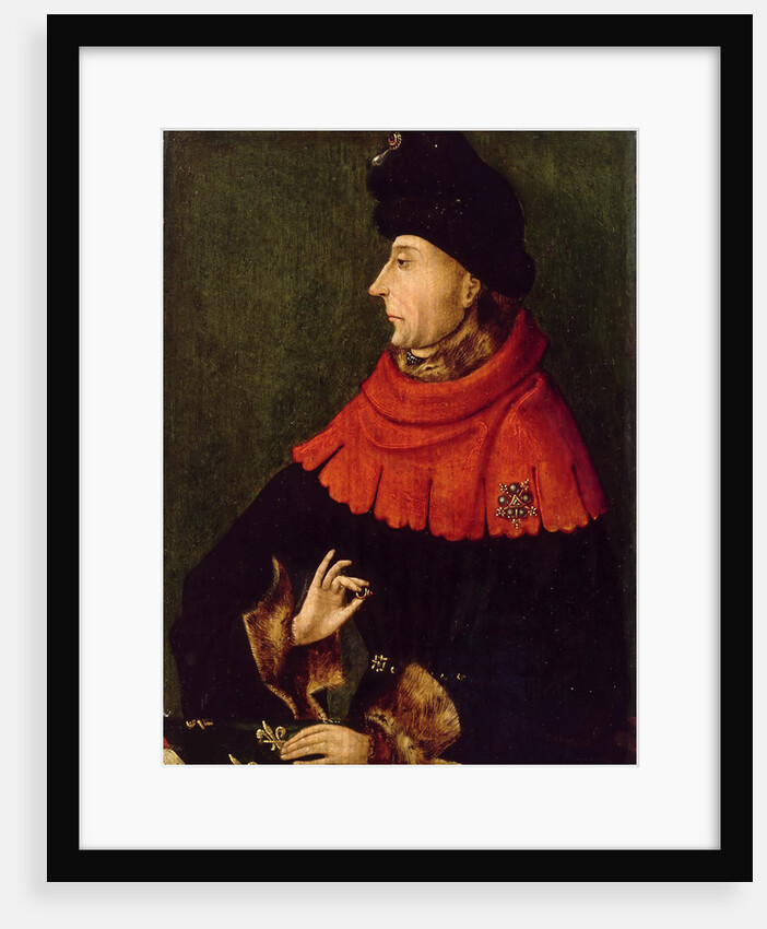 Portrait of John the Fearless, Duke of Burgundy, ca 1404 by Anonymous