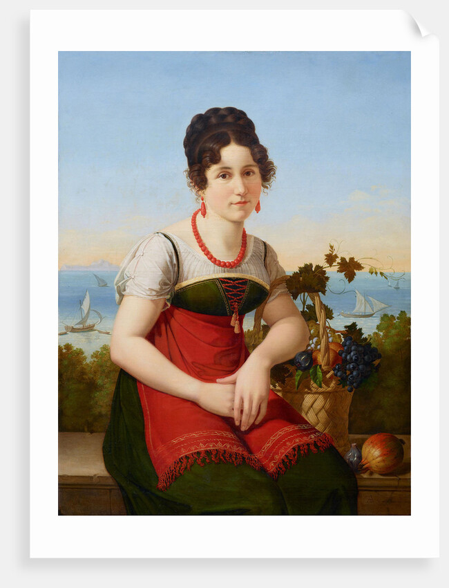 Portrait of an Italian woman, 1818 by Anonymous