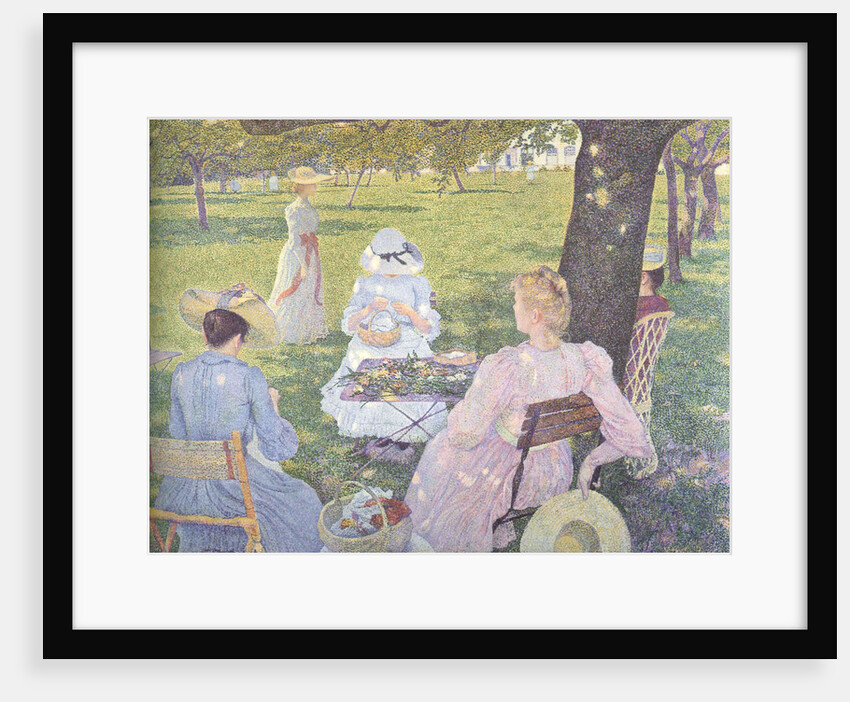 In July - before noon or The orchard, 1890 by Anonymous