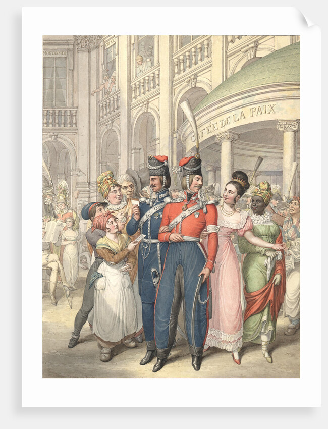 Russian Cossacks in Paris, 1914, 1814-1815 by Anonymous
