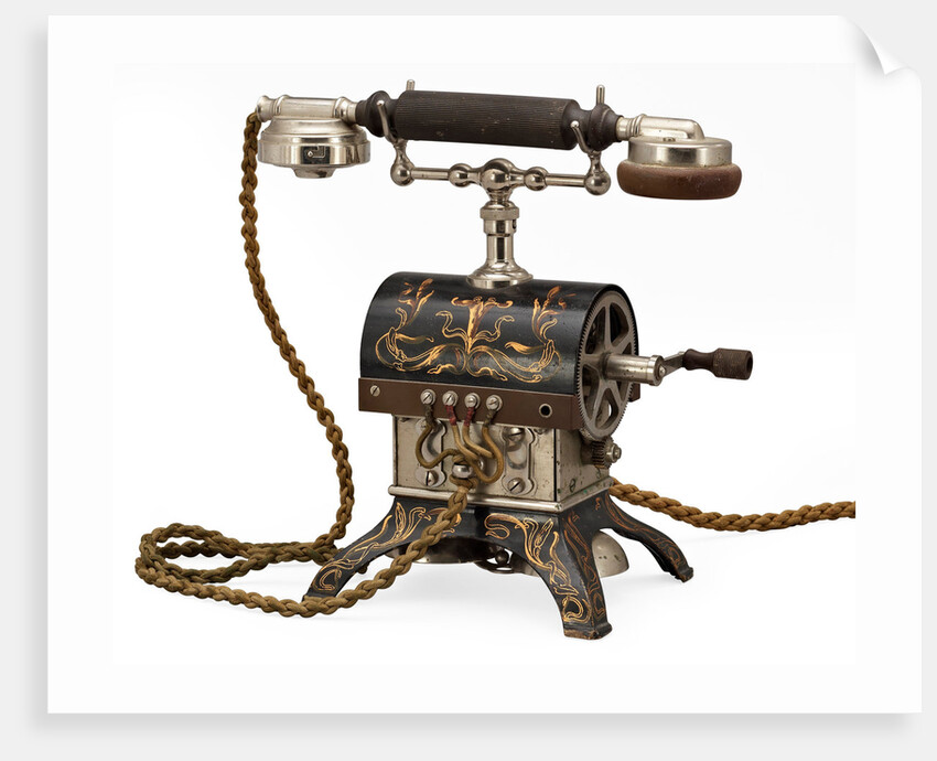 Russian table telephone by Firma Geisler, St Petersburg, 1890s by Anonymous