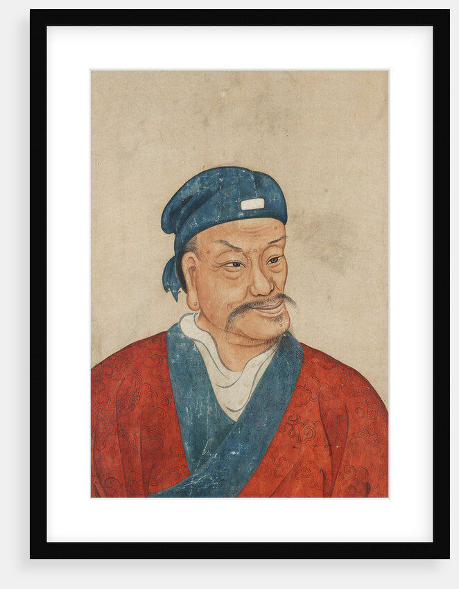 Portrait of the Hongwu Emperor, the founder of Ming dynasty, 18th century by Anonymous