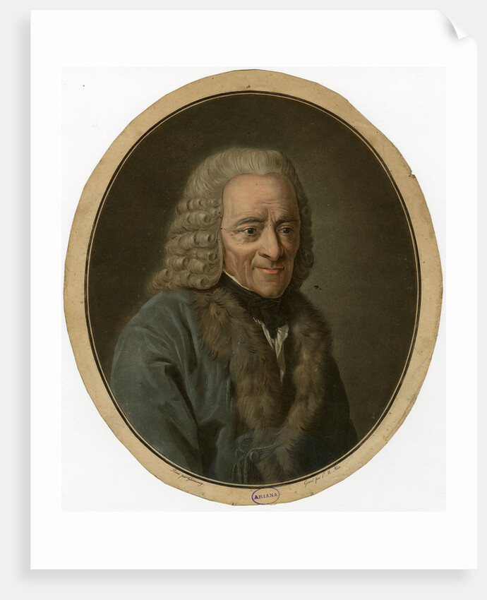 Portrait of Francois Marie Arouet de Voltaire, 1791 by Anonymous