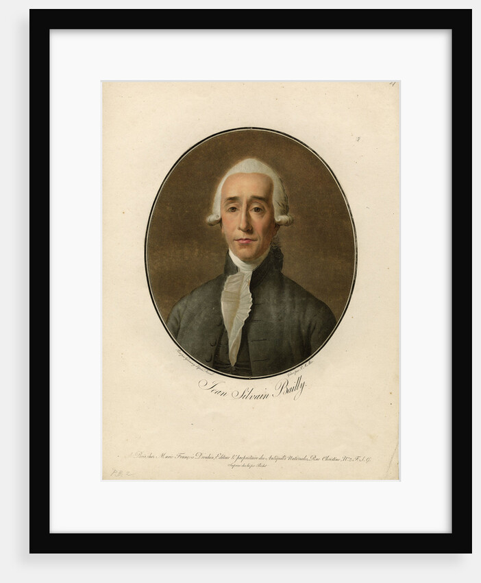 Portrait of Jean Sylvain Bailly, 1795 by Anonymous
