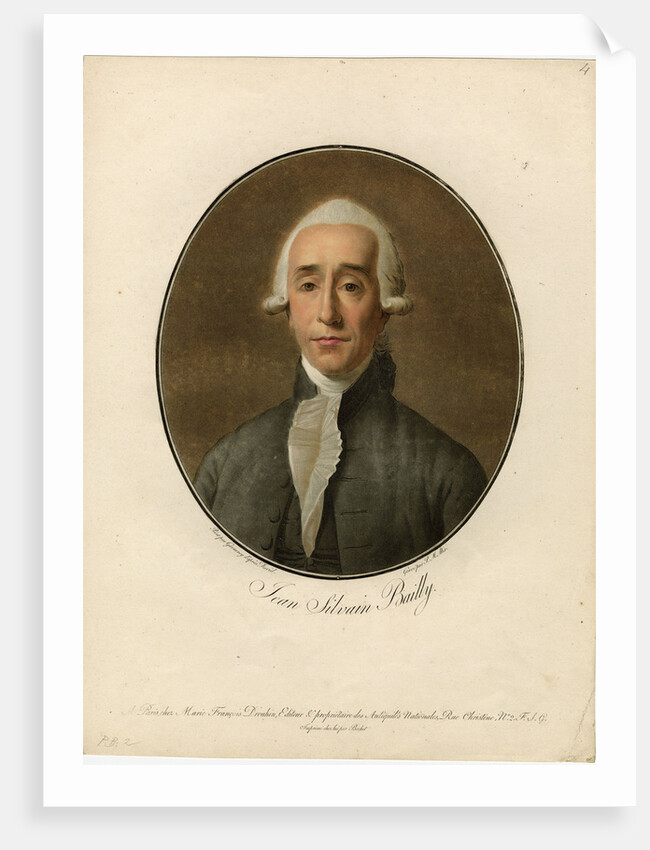 Portrait of Jean Sylvain Bailly, 1795 by Anonymous