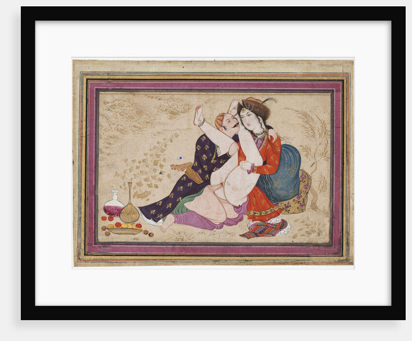 Love scene, 1693 by Anonymous
