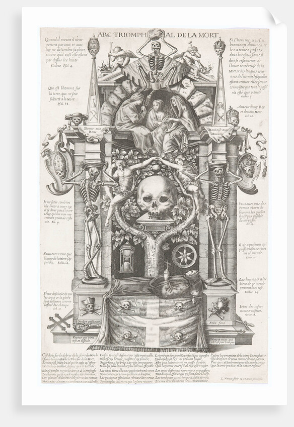 The Triumphal Arch of Death, Between 1635 and 1660 by Anonymous