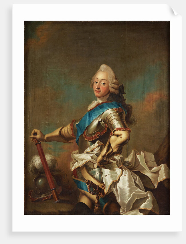 Portrait of Frederik V of Denmark, Mid of the 18th cen by Anonymous