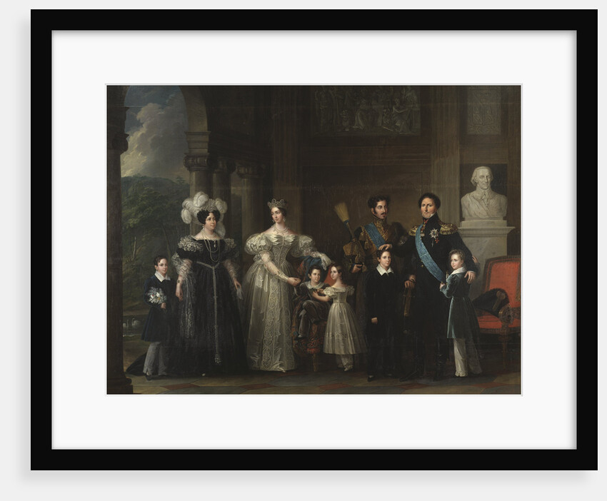 Bernadotte Family: Oscar I, Desideria, Josephine, Charles XV, Oscar II, Charles XIV John, Prince Gus by Anonymous