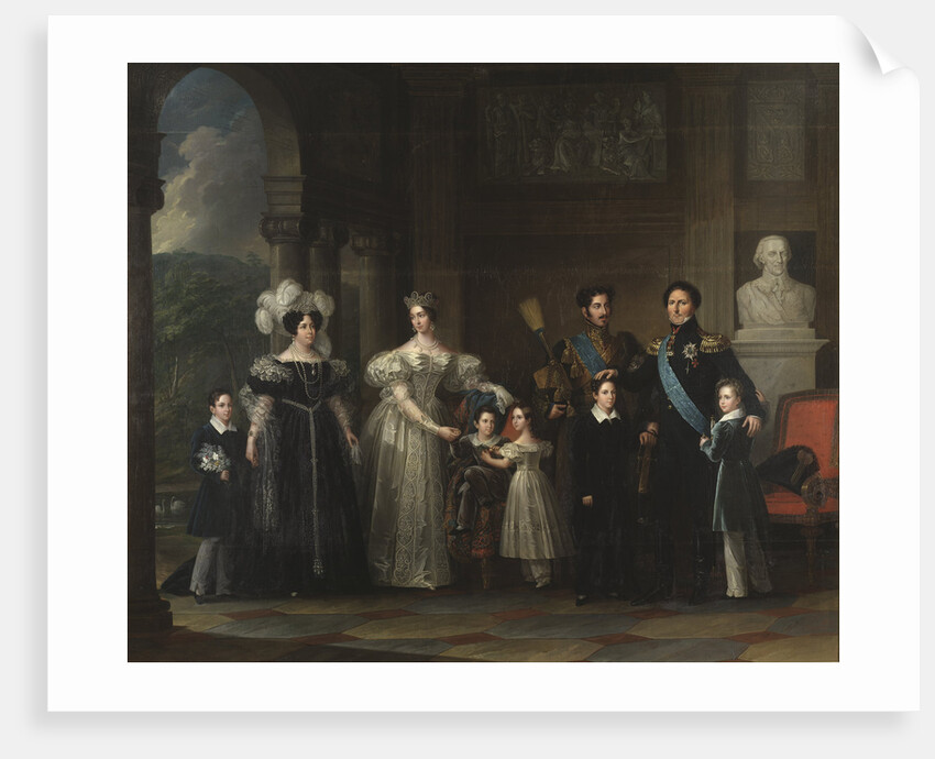 Bernadotte Family: Oscar I, Desideria, Josephine, Charles XV, Oscar II, Charles XIV John, Prince Gus by Anonymous