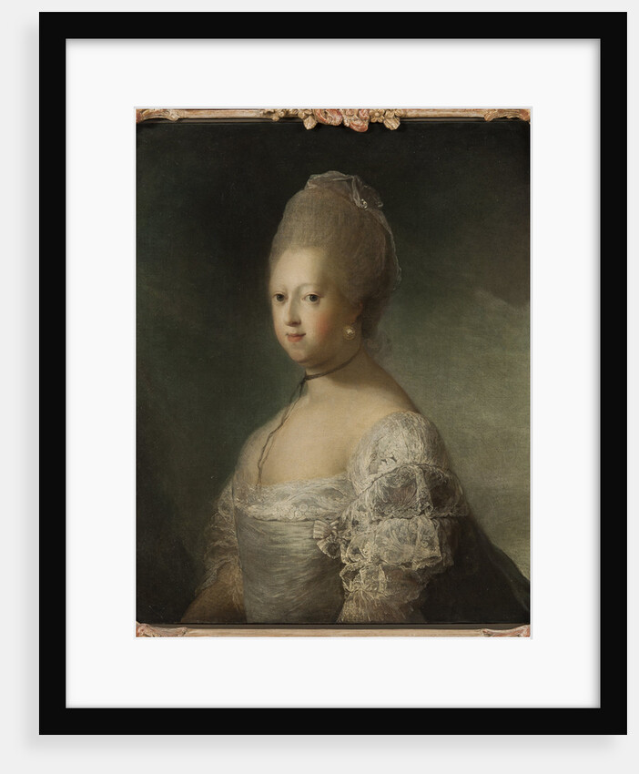 Portrait of Caroline Matilda of Great Britain, Queen of Denmark by Anonymous