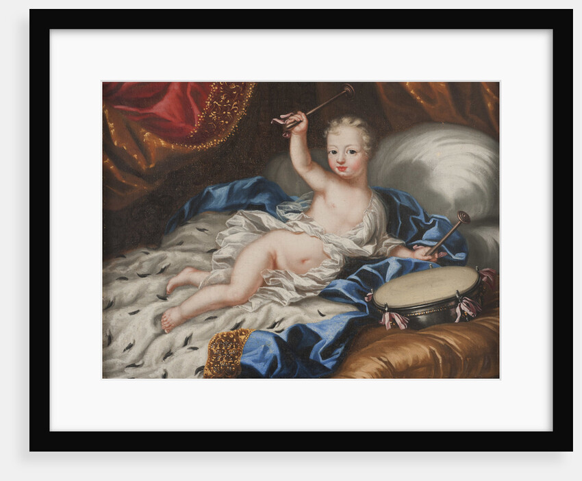 Portrait of the King Charles XII of Sweden as child, 1684 by Anonymous