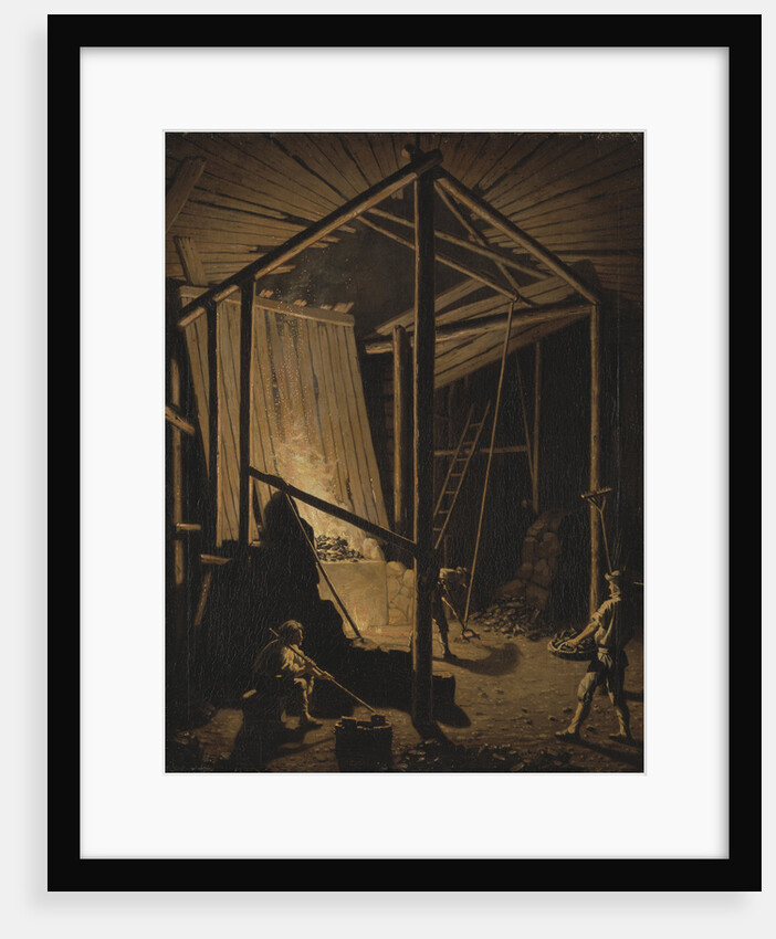 Copper Foundry at the Falun Mine, ca 1784 by Anonymous