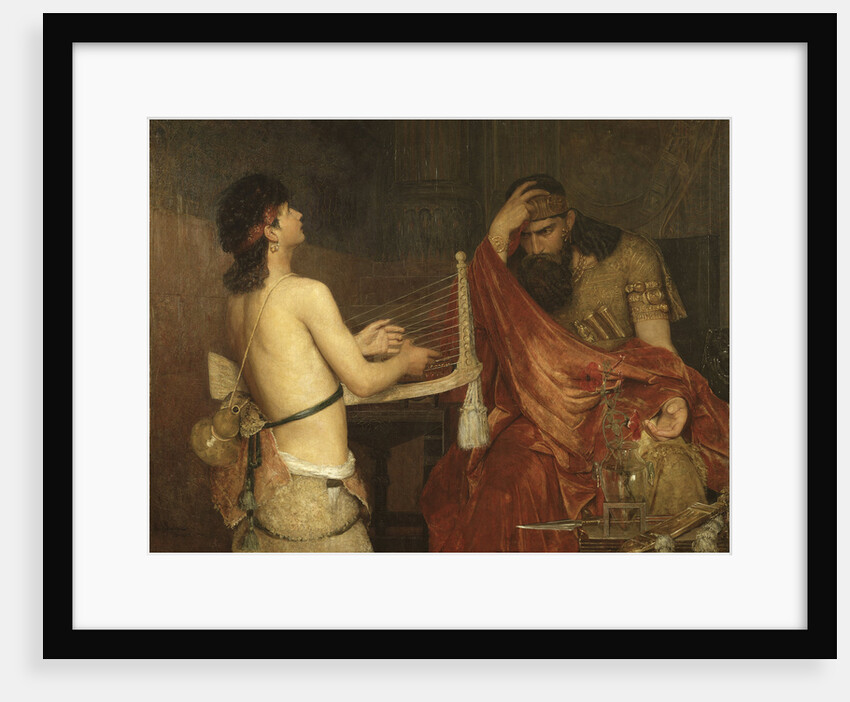 David and Saul, 1878 by Anonymous
