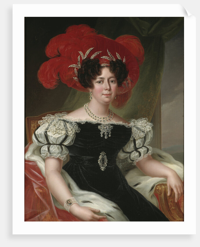 Portrait of Desideria, Queen of Sweden and Norway, 1830 by Anonymous