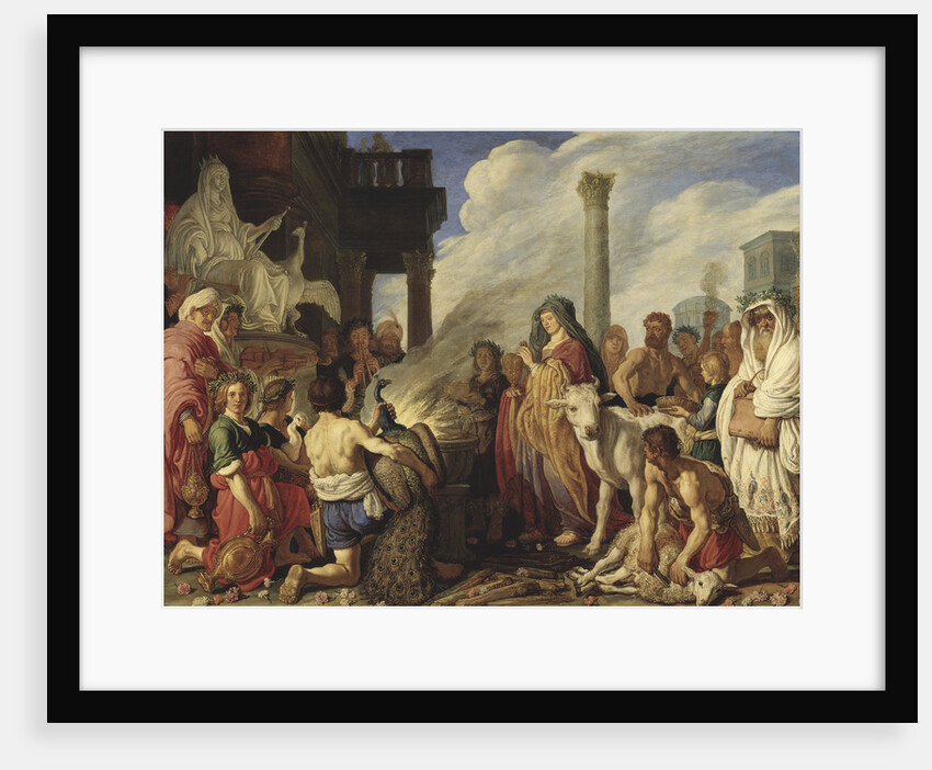 Didos sacrifice to Juno, 1630 by Anonymous