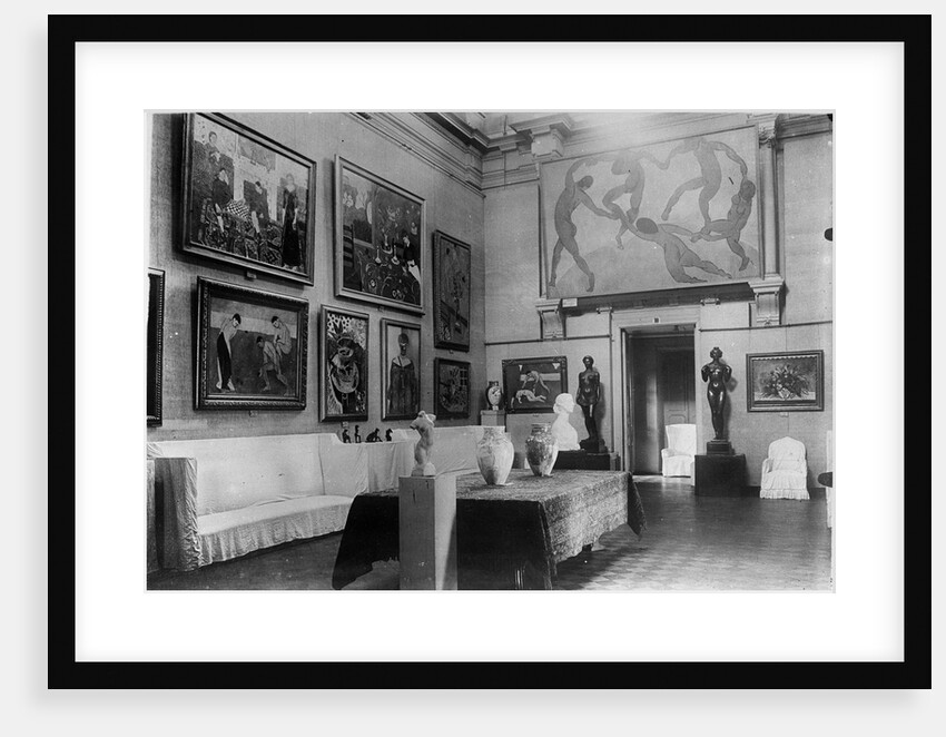 Pink dining room (known as the Matisse Room) in Shchukins house, 1913-1914 by Anonymous