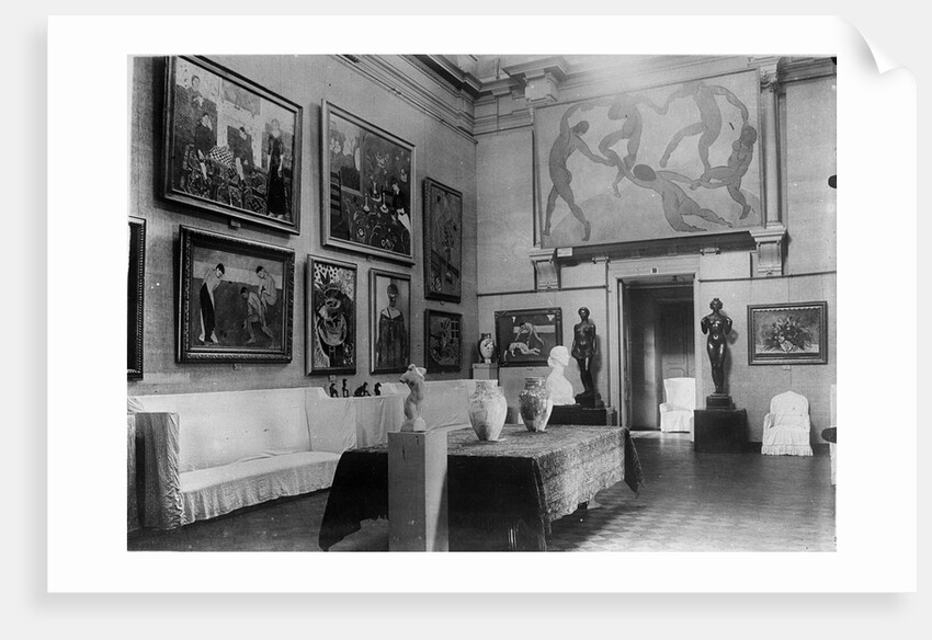 Pink dining room (known as the Matisse Room) in Shchukins house, 1913-1914 by Anonymous