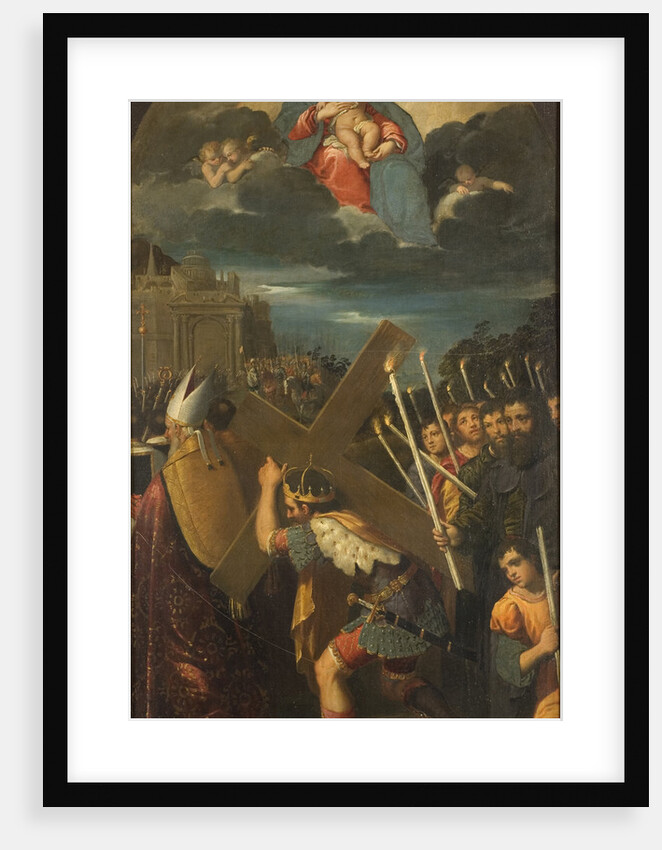 Emperor Heraclius returns the True Cross to Jerusalem by Anonymous
