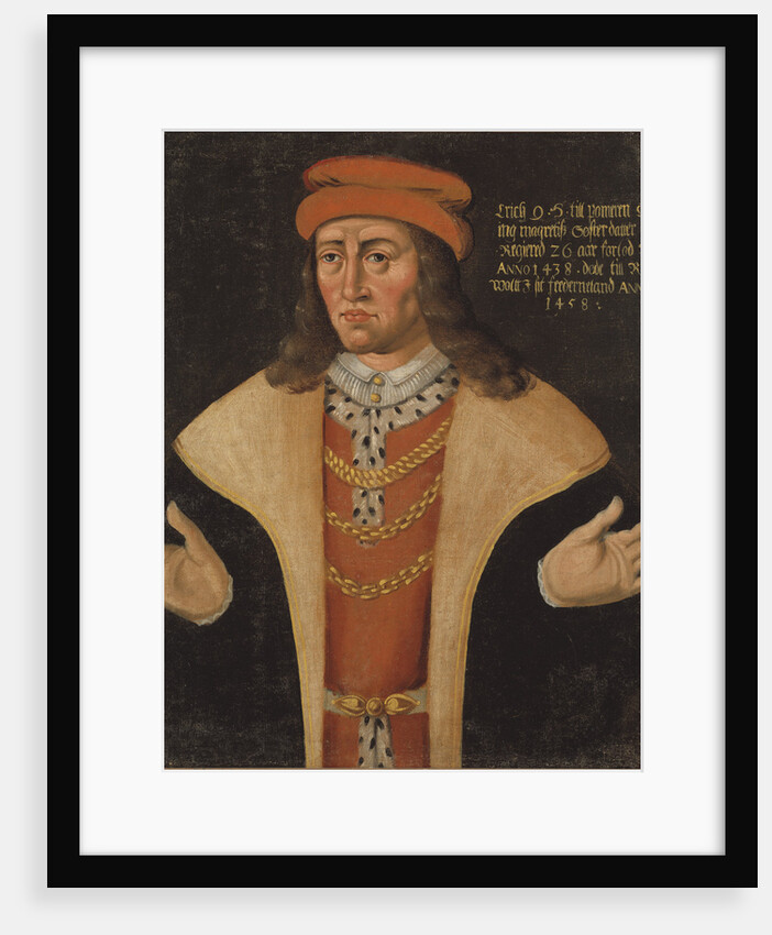 Portrait of Eric of Pomerania, King of Denmark, Norway and Sweden by Anonymous