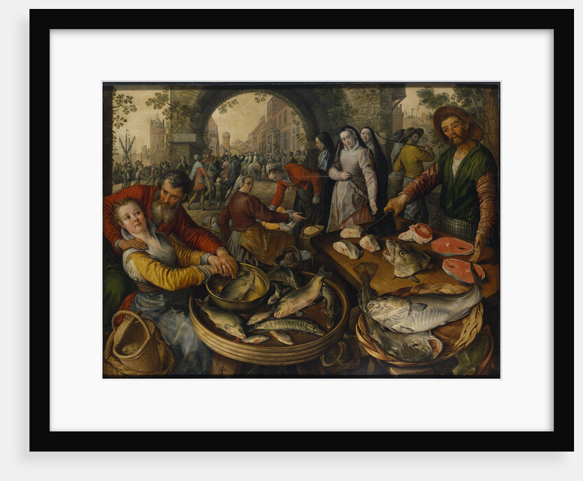 A Fish Market with Ecce Homo, 1570 by Anonymous