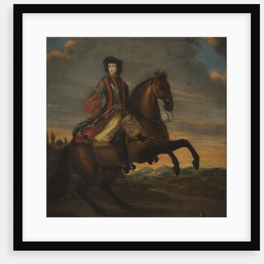 Portrait of Frederick IV, Duke of Holstein-Gottorp on Horeback, 1689 by Anonymous