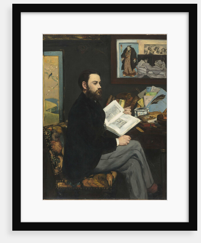 Portrait of Émile Zola, 1868 by Anonymous