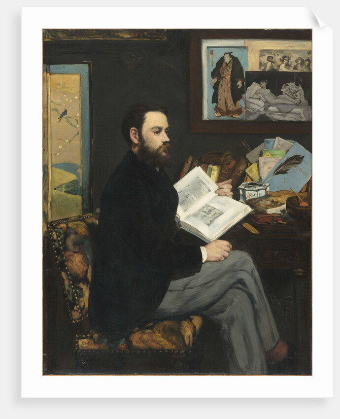 Portrait of Émile Zola, 1868 by Anonymous