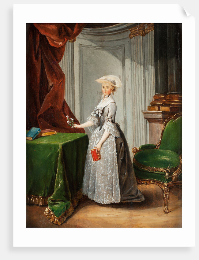 Portrait of Jeanne-Sophie de Vignerot du Plessis, Comtesse dEgmonte by Anonymous