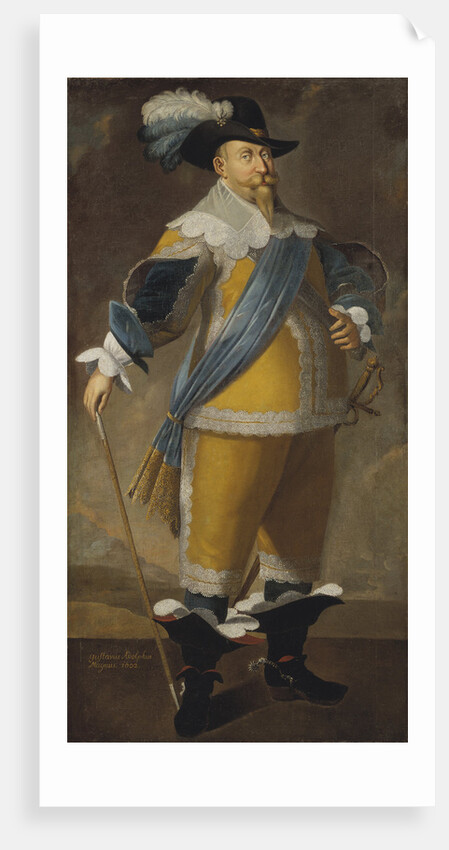 Portrait of the King Gustav II Adolf of Sweden by Anonymous