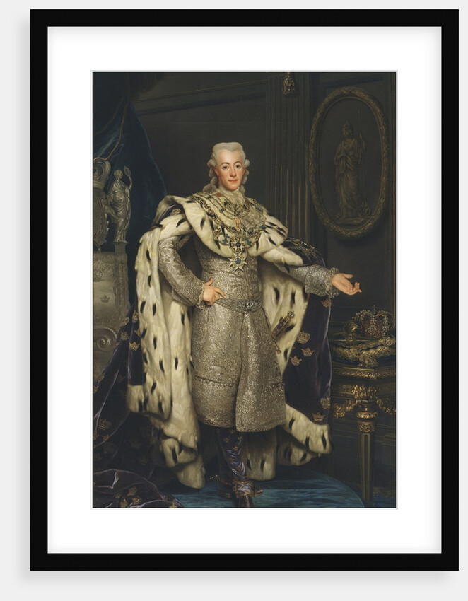 Portrait of King Gustav III of Sweden, 1777 by Anonymous