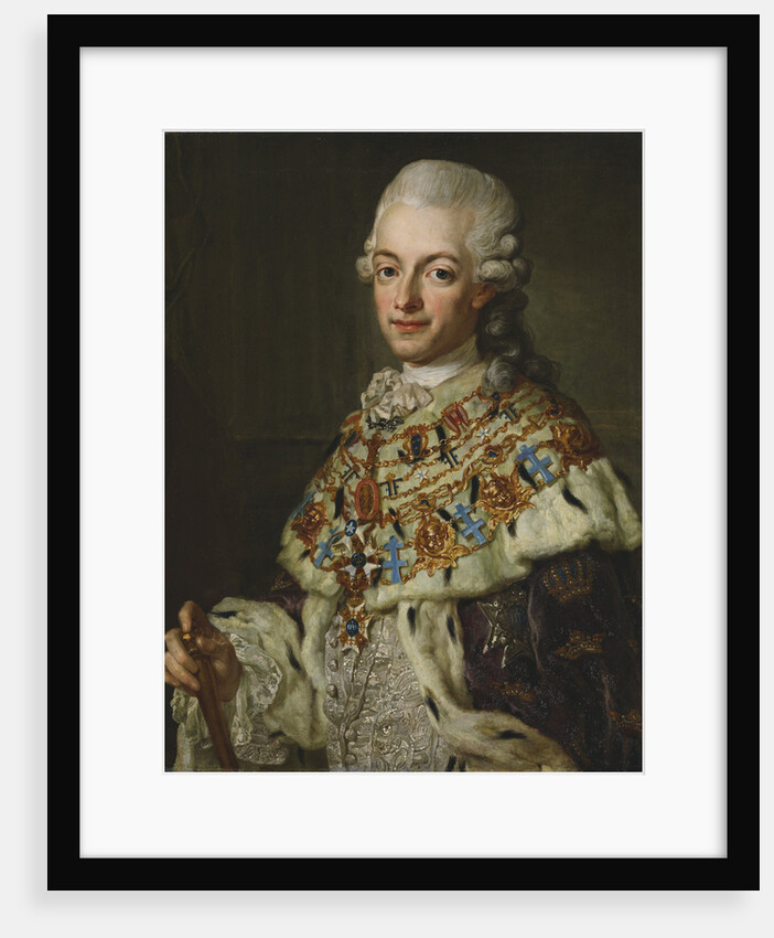 Portrait of King Gustav III of Sweden, ca 1773 by Anonymous