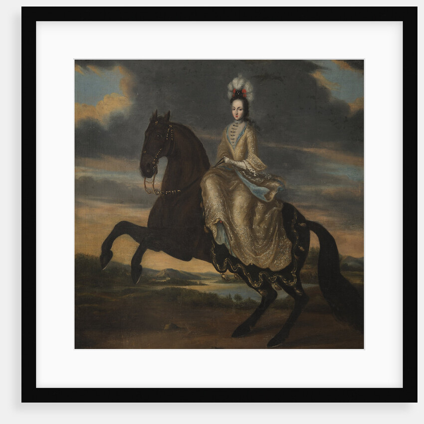 Portrait of Duchess Hedvig Sophia of Holstein-Gottorp, Queen of Sweden, 1698 by Anonymous