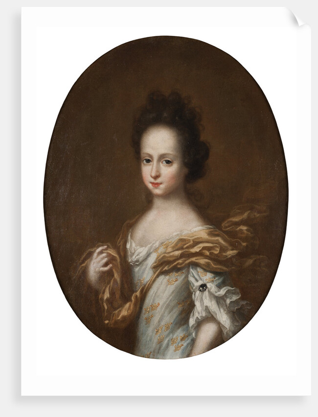 Portrait of Duchess Hedvig Sophia of Holstein-Gottorp, Queen of Sweden by Anonymous