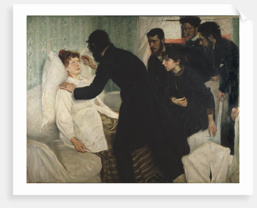 Hypnotic session, 1887 by Anonymous