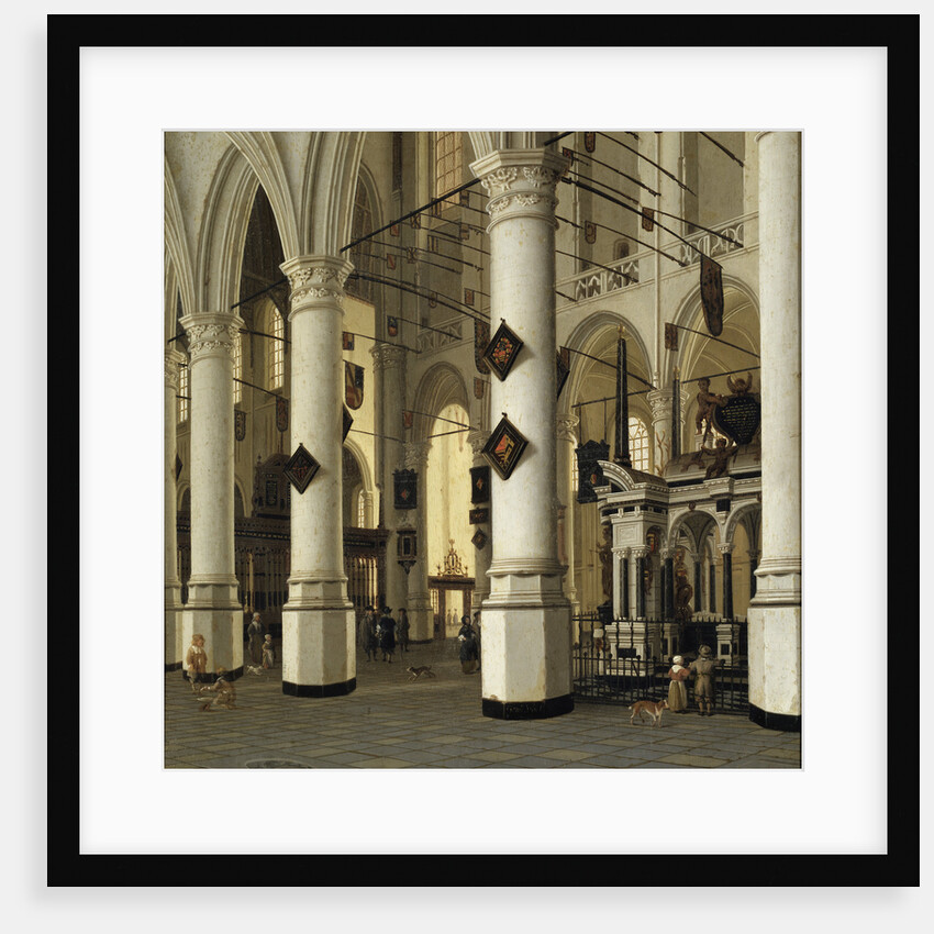 Interior of Nieuwe Kerk, Delft by Anonymous