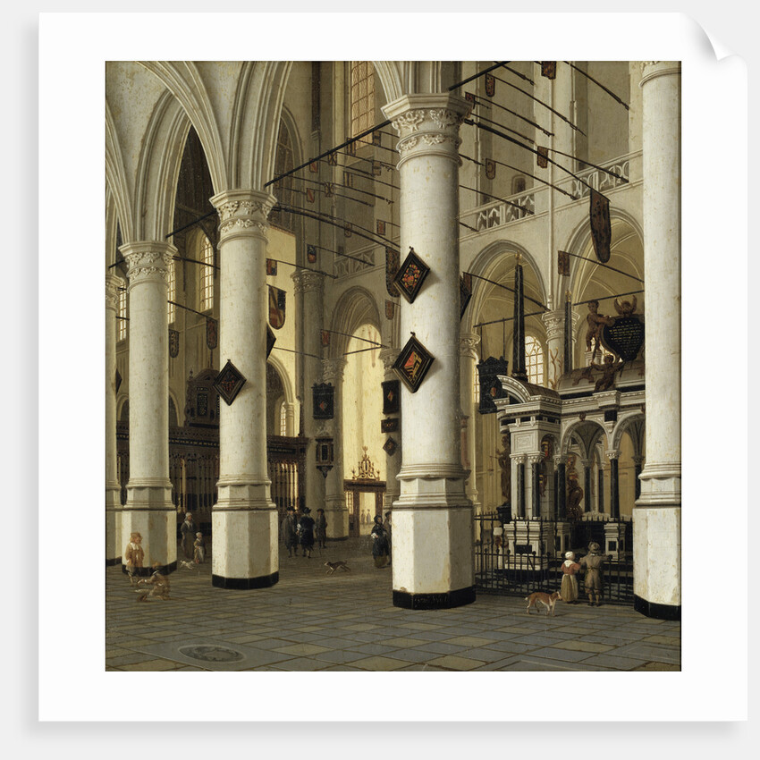 Interior of Nieuwe Kerk, Delft by Anonymous