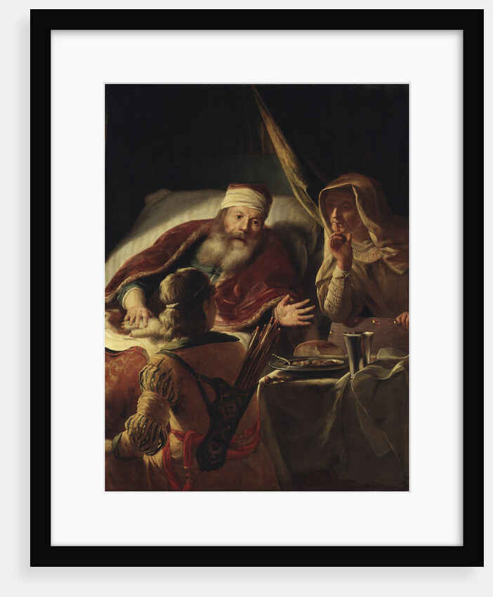 Isaac blessing Jacob by Anonymous