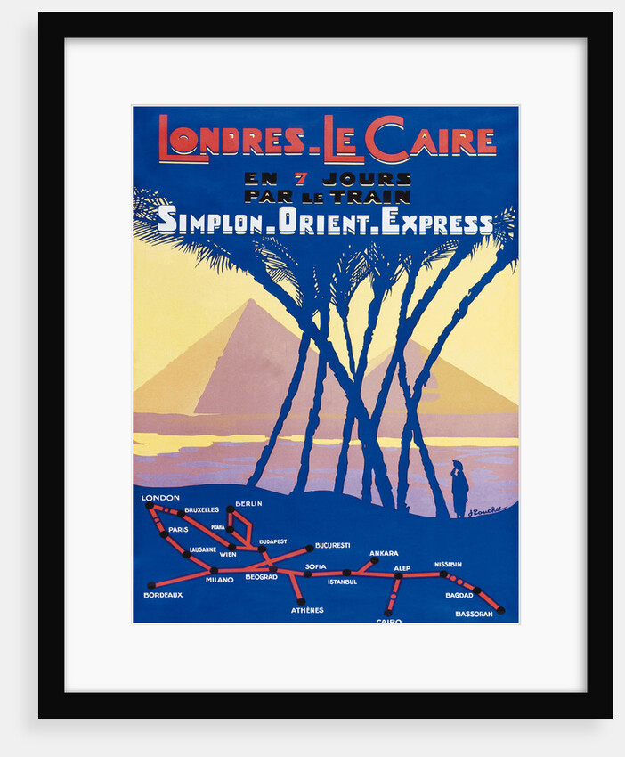 Simplon-Orient-Express, Londres-le Caire, c. 1930 by Anonymous