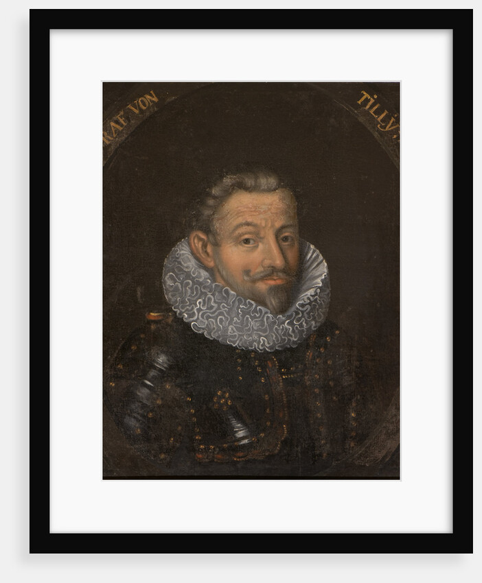 Portrait of Johann Tserclaes, Count of Tilly by Anonymous