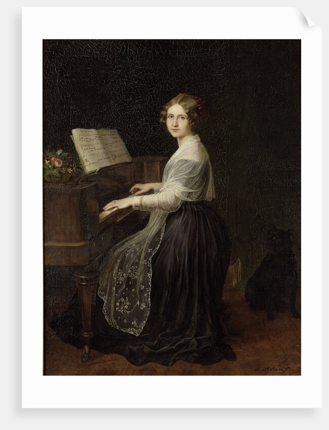 Portrait of the Soprano Jenny Lind, 1845 by Anonymous