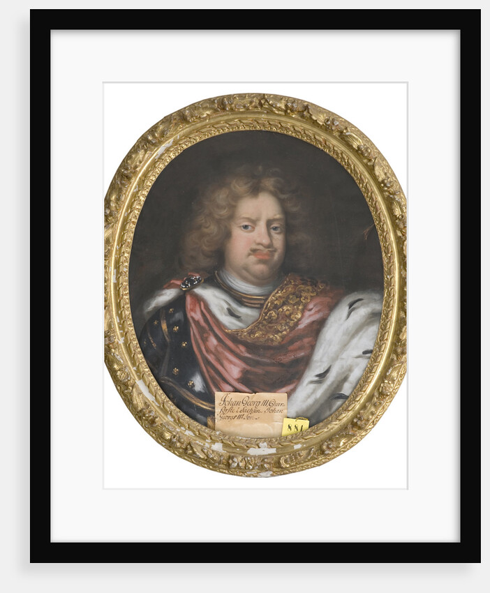 Portrait of John George III, Elector of Saxony by Anonymous
