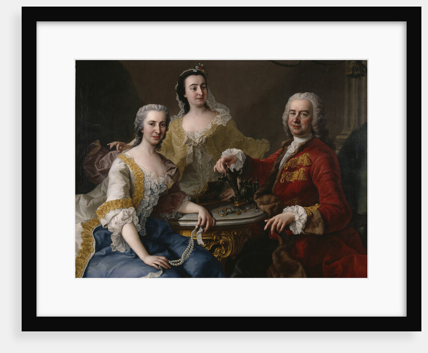 Joseph Angelo de France with Family, 1748 by Anonymous