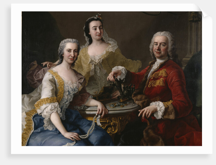 Joseph Angelo de France with Family, 1748 by Anonymous
