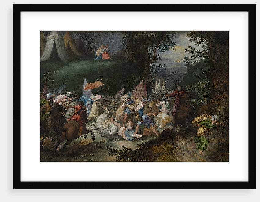 Battle between the Israelites and the Amalekites by Anonymous