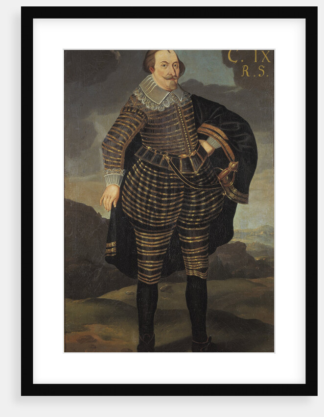 Portrait of King Charles IX of Sweden by Anonymous