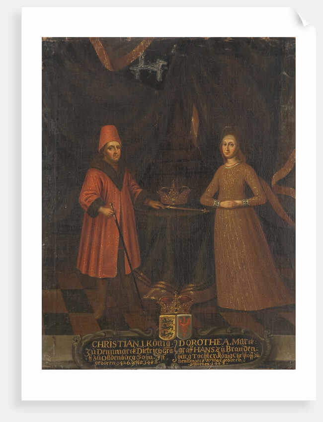 King Christian I of Denmark and Queen Dorothea by Anonymous